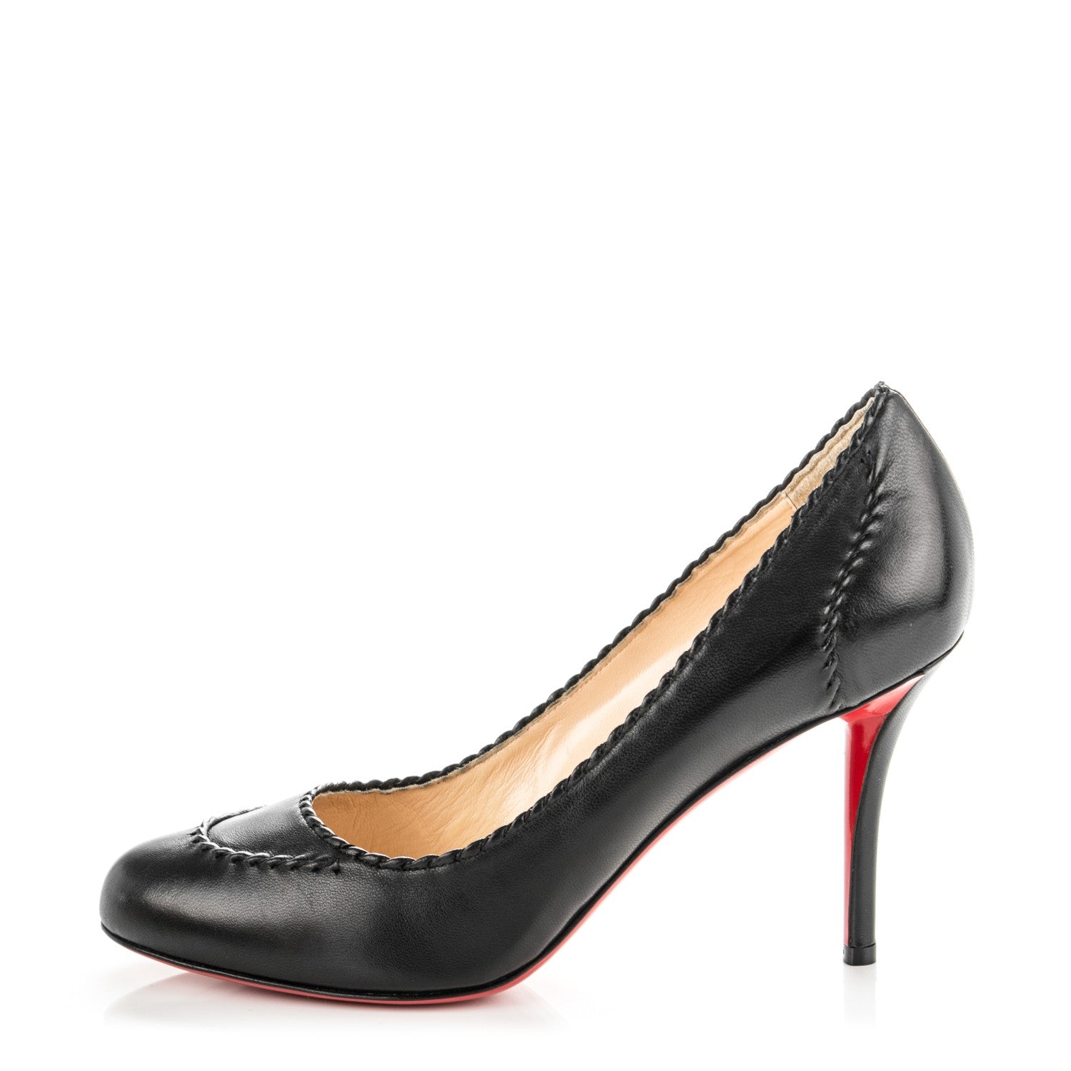 Christian Louboutin Shiny Nappa Marpelissimo 85 Pumps 39 Black 1 of 7