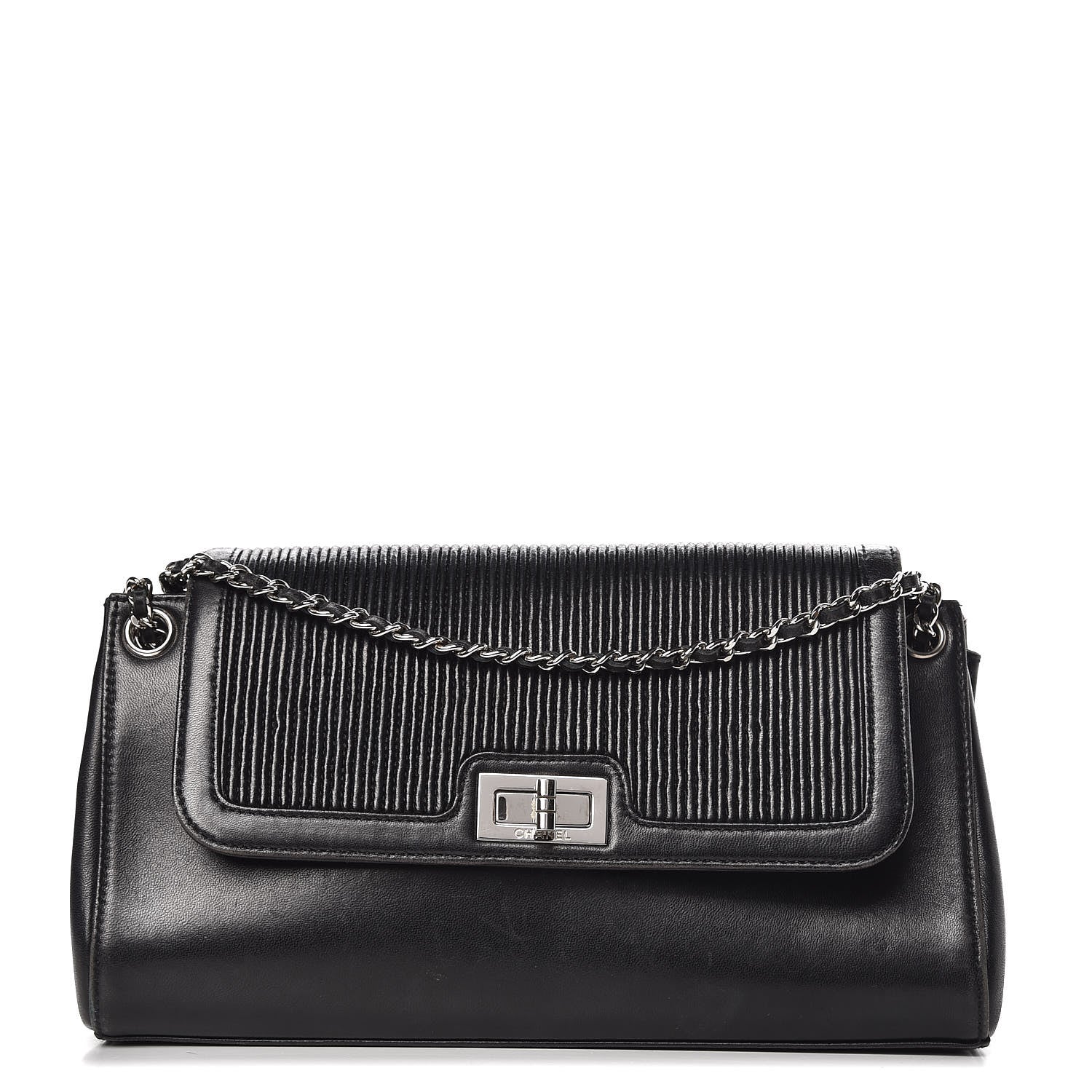 Chanel Lambskin Mademoiselle Accordion Flap Black 1 of 17