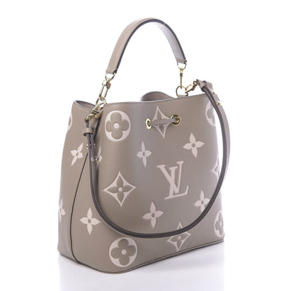 Louis Vuitton Empreinte Monogram Giant Neonoe MM Tourterelle Creme 4 of 11