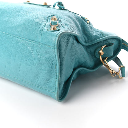 Balenciaga Agneau Giant 12 Gold Hardware City Bleu Tropical 7 of 10