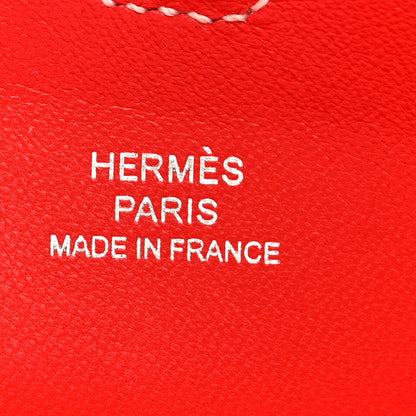 Hermes Chevre Mysore In-The-Loop Phone To Go PM Case Rouge De Coeur White 7 of 9