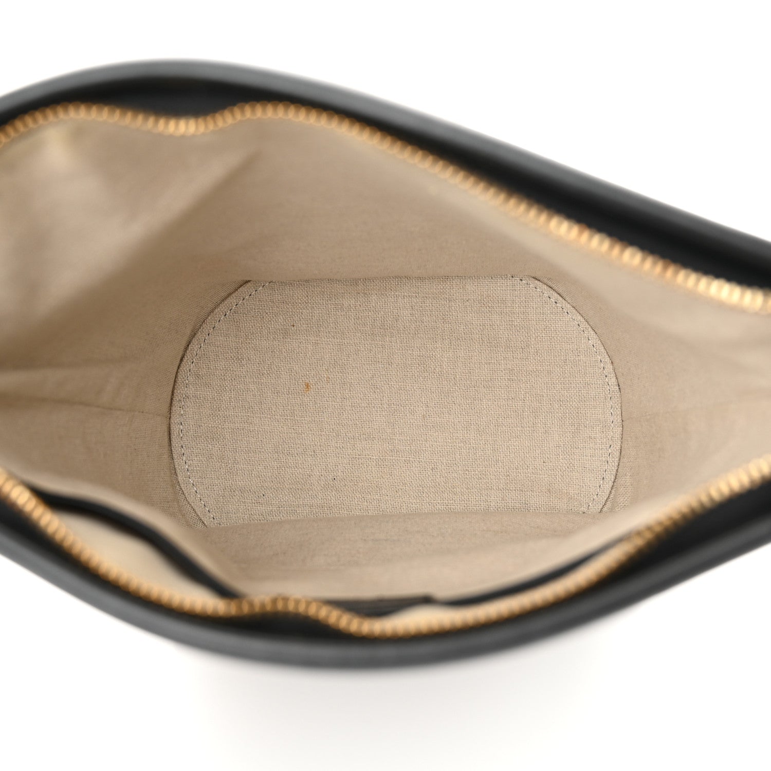 Mansur Gavriel Pebbled Calfskin Zip Bucket Bag Black 5 of 11