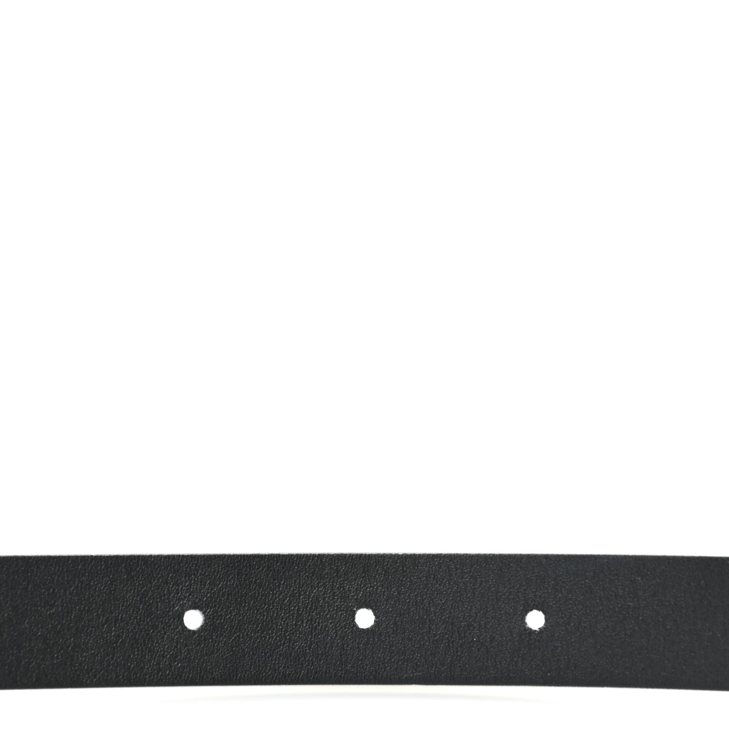 Calfskin Crystal CC Buckle Belt 80 32 White