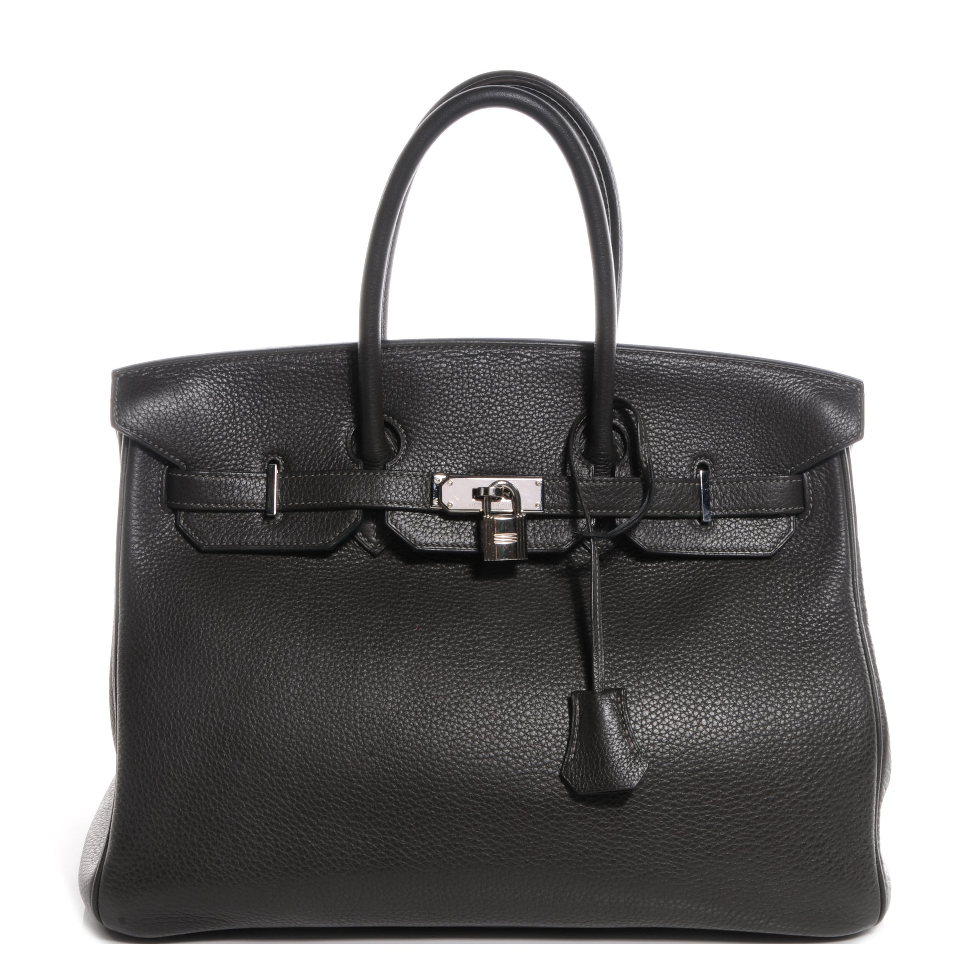 Hermes Taurillon Clemence Birkin 35 Graphite 1 of 9