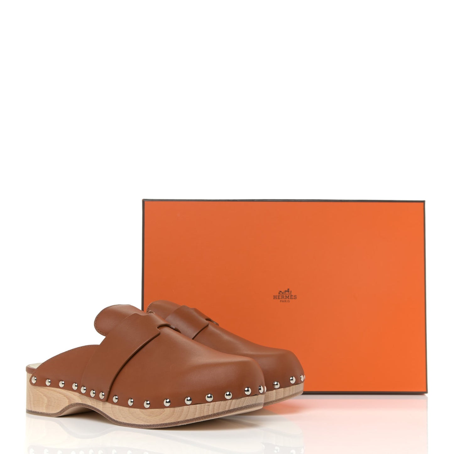 Calfskin Calya Mules 37 Naturel