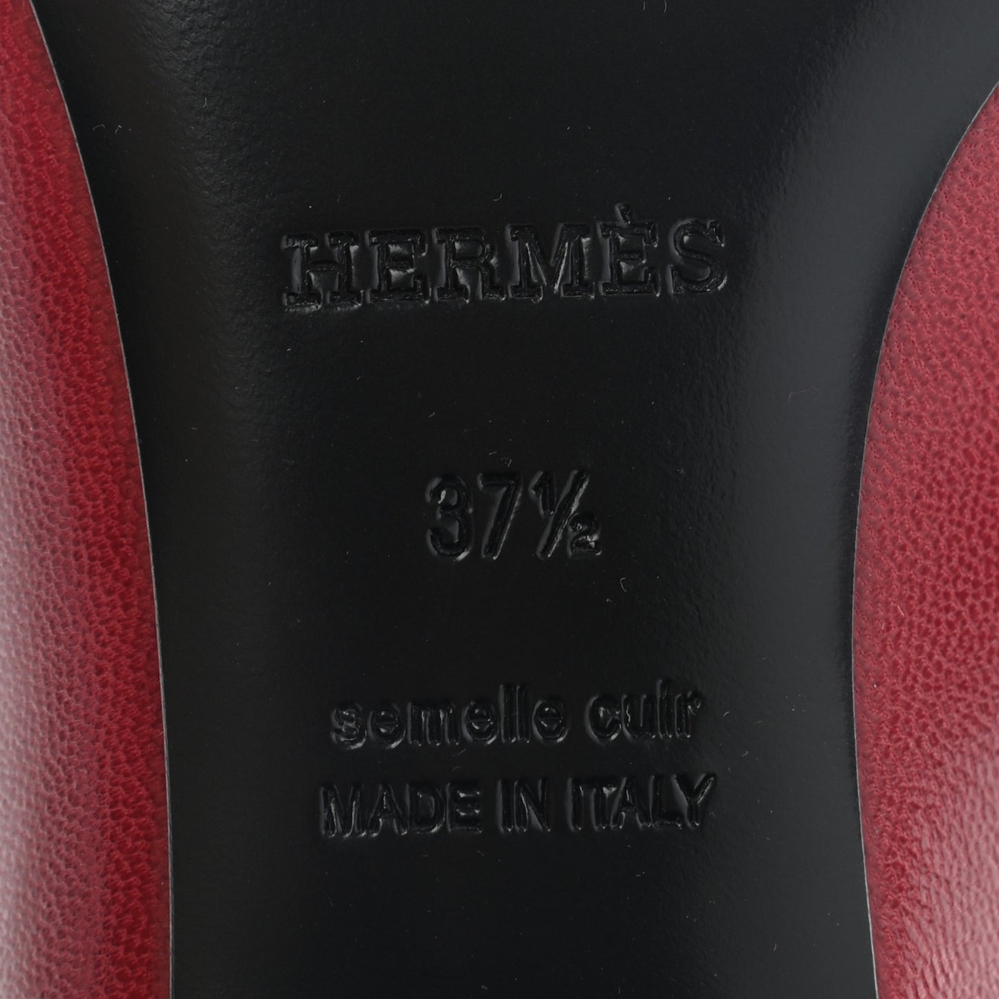 Goatskin Paradis Mules 37.5 Rouge Tibetain