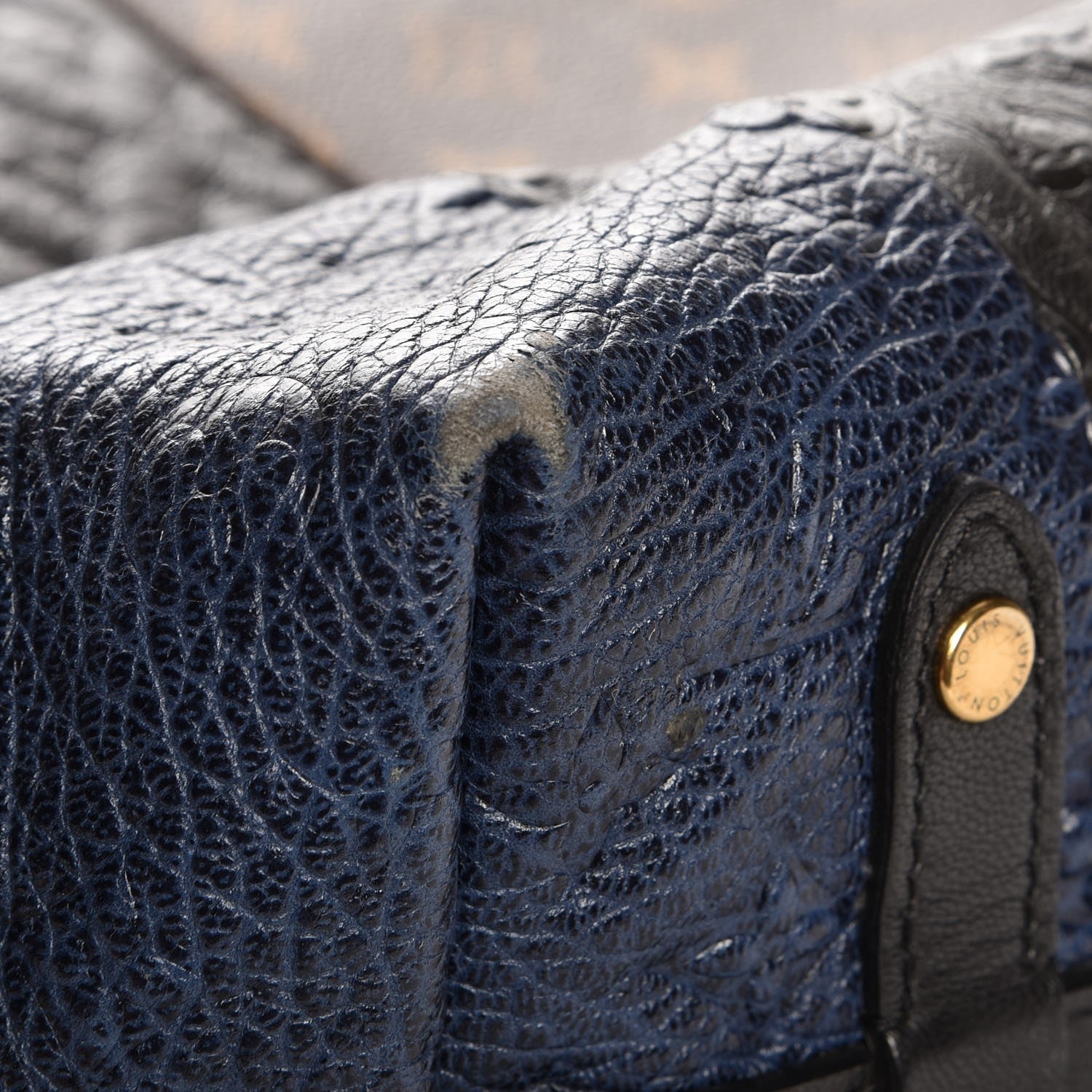 Louis Vuitton Monogram Stripes Medium Bag Marine 14 of 15