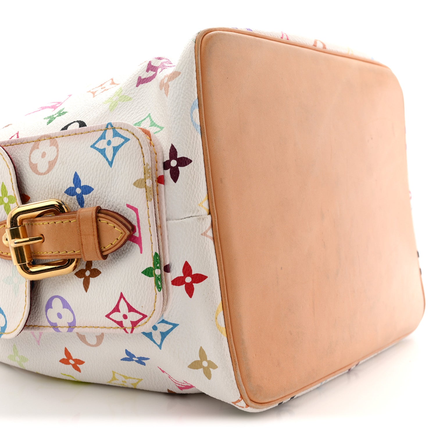 Louis Vuitton Monogram Multicolor Petit Noe White 9 of 14