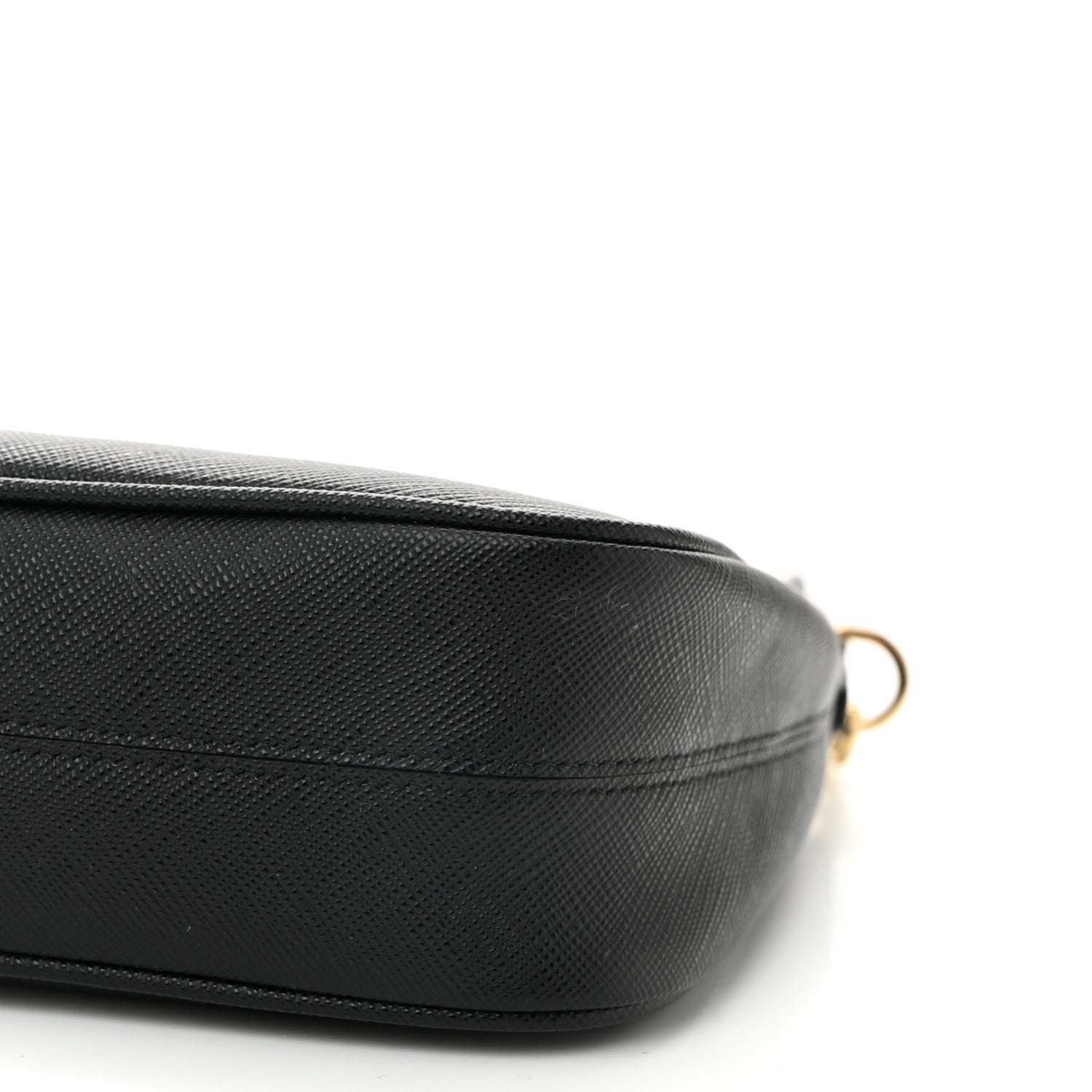 Prada Saffiano Lux Re-Edition 2005 Shoulder Bag Black 11 of 12