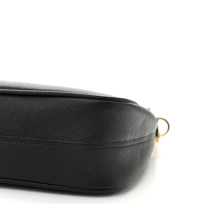 Prada Saffiano Lux Re-Edition 2005 Shoulder Bag Black 11 of 12