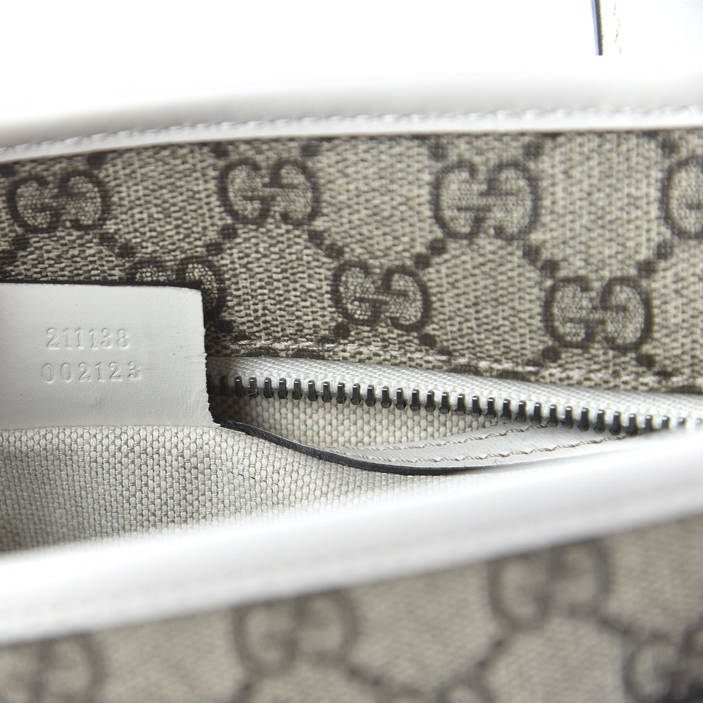 GG Supreme Small Joy Tote White