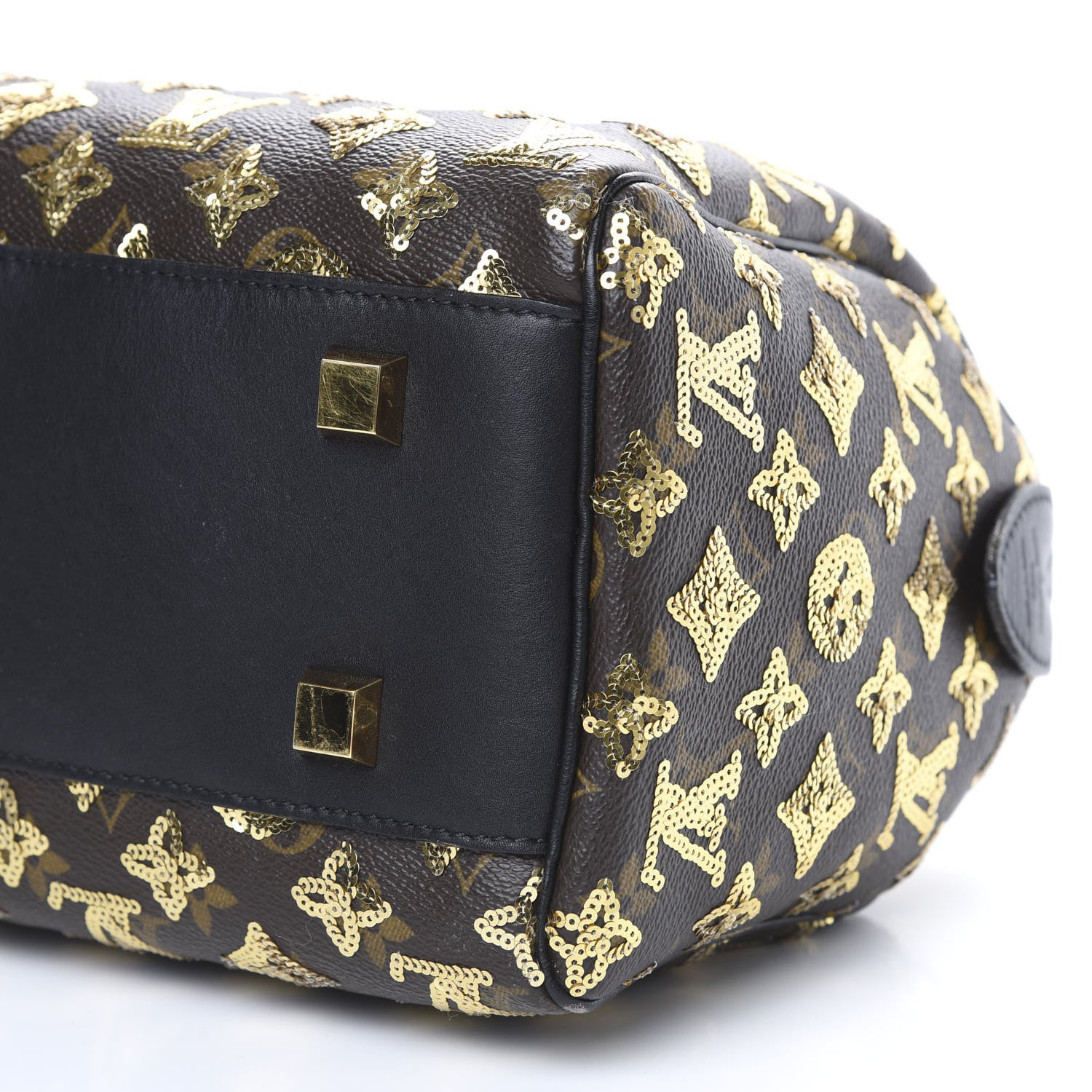 Louis Vuitton Monogram Sequins Eclipse Speedy 28 Gold 11 of 14