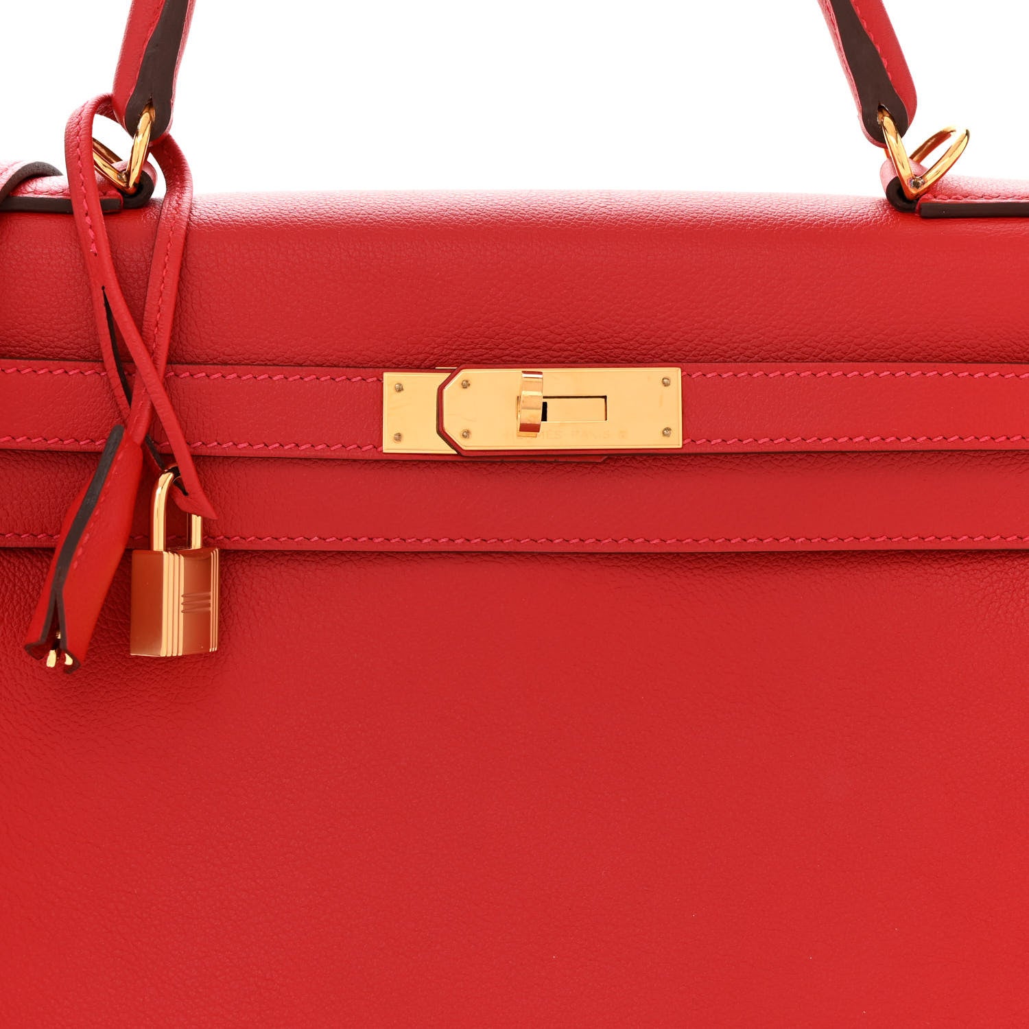 Hermes Evercolor Kelly Retourne 32 Rouge Casaque 8 of 12