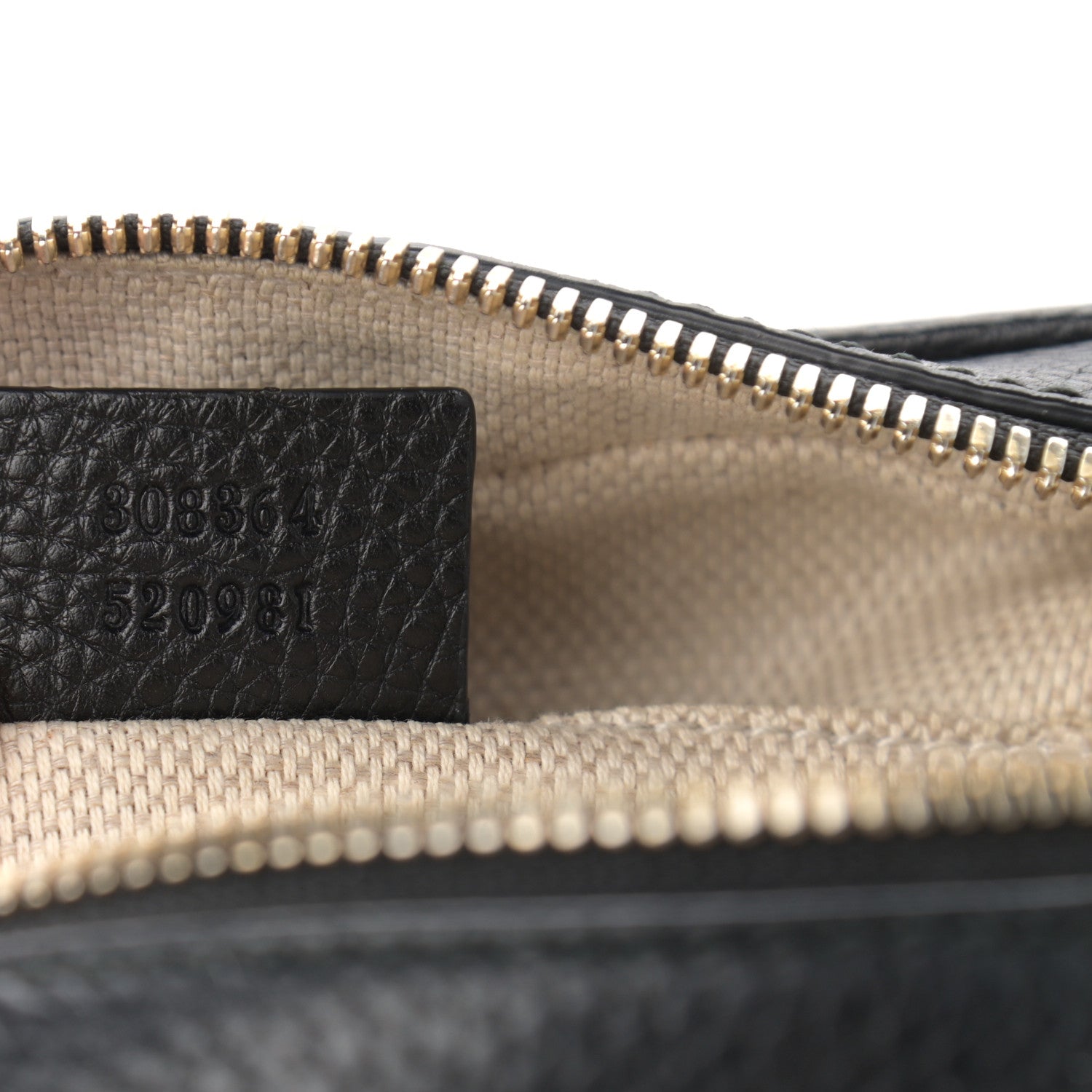 Gucci Pebbled Calfskin Small Soho Disco Bag Black 7 of 15