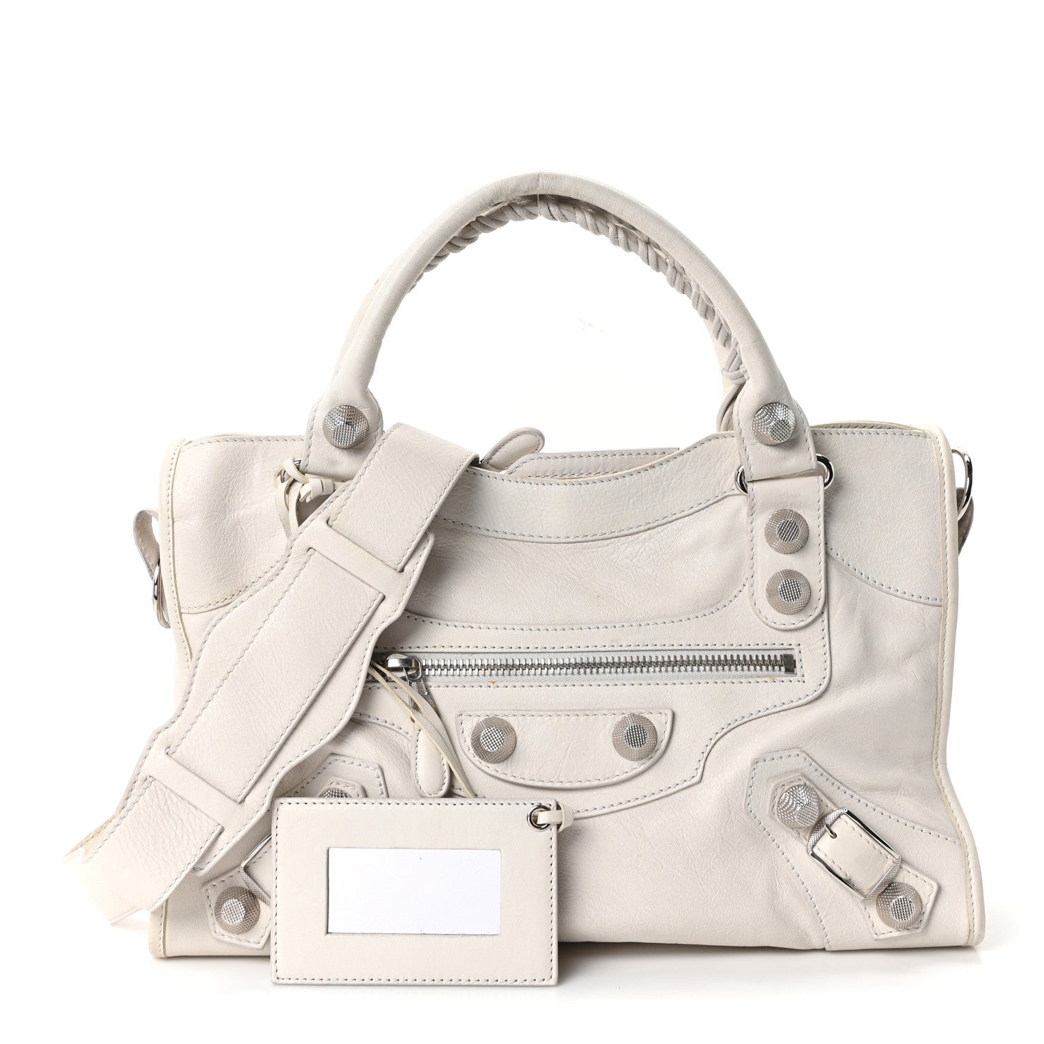 Balenciaga Agneau Giant 21 Silver Hardware City White Light 7 of 9