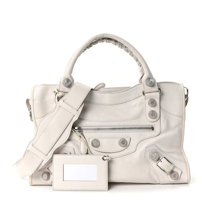 Balenciaga Agneau Giant 21 Silver Hardware City White Light 7 of 9