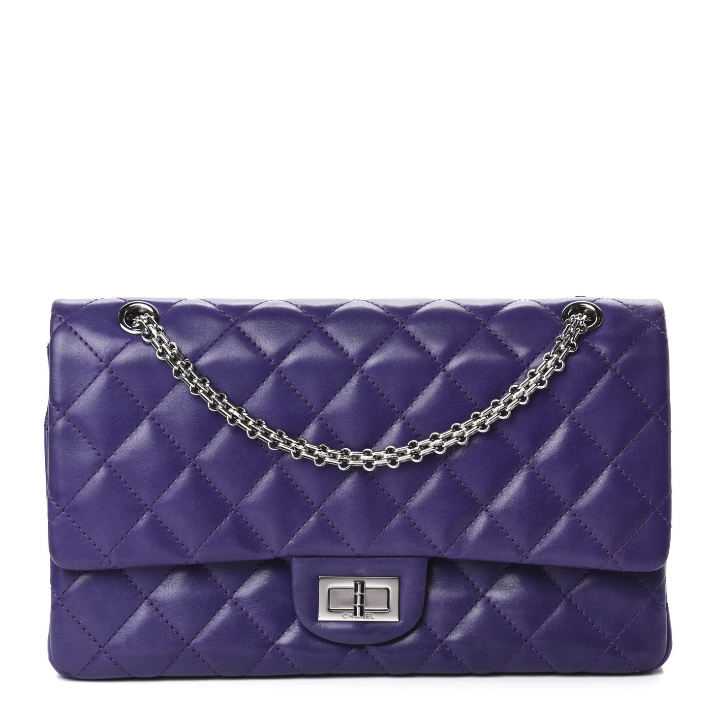 Lambskin 2.55 Reissue 227 Flap Purple