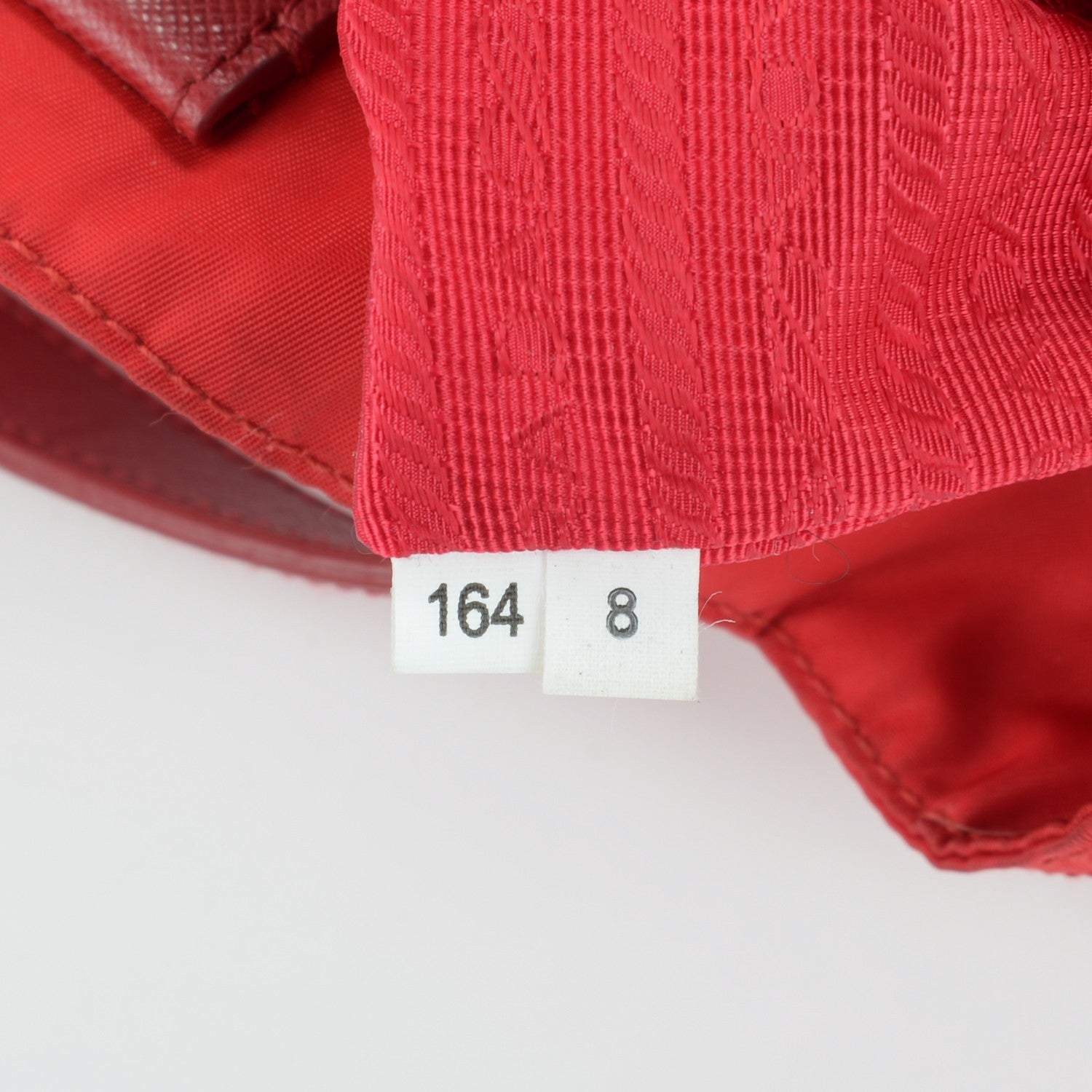 Prada Nylon Vela Shopping Tote Rosso 7 of 8