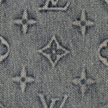 Louis Vuitton Monogram Washed Denim Keepall Bandouliere 50 Blue 7 of 9