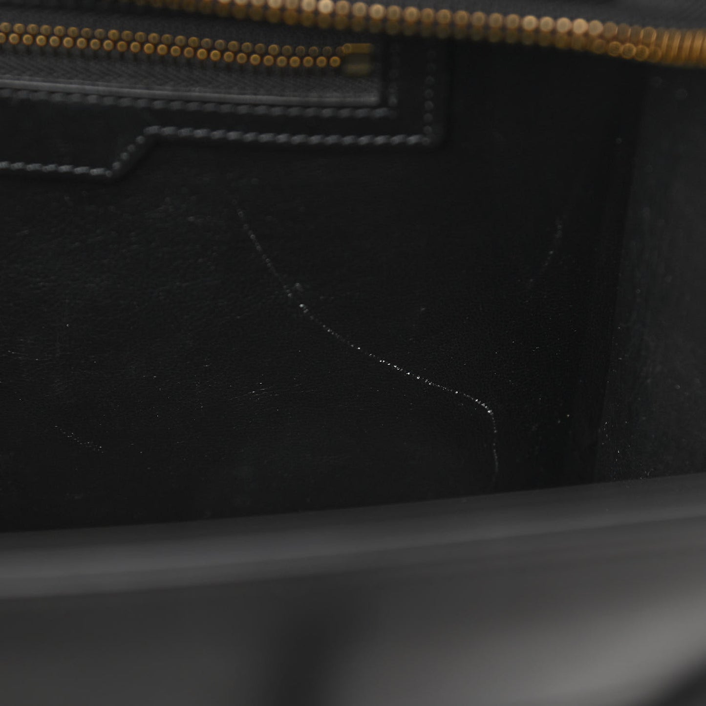 Smooth Calfskin Micro Luggage Black