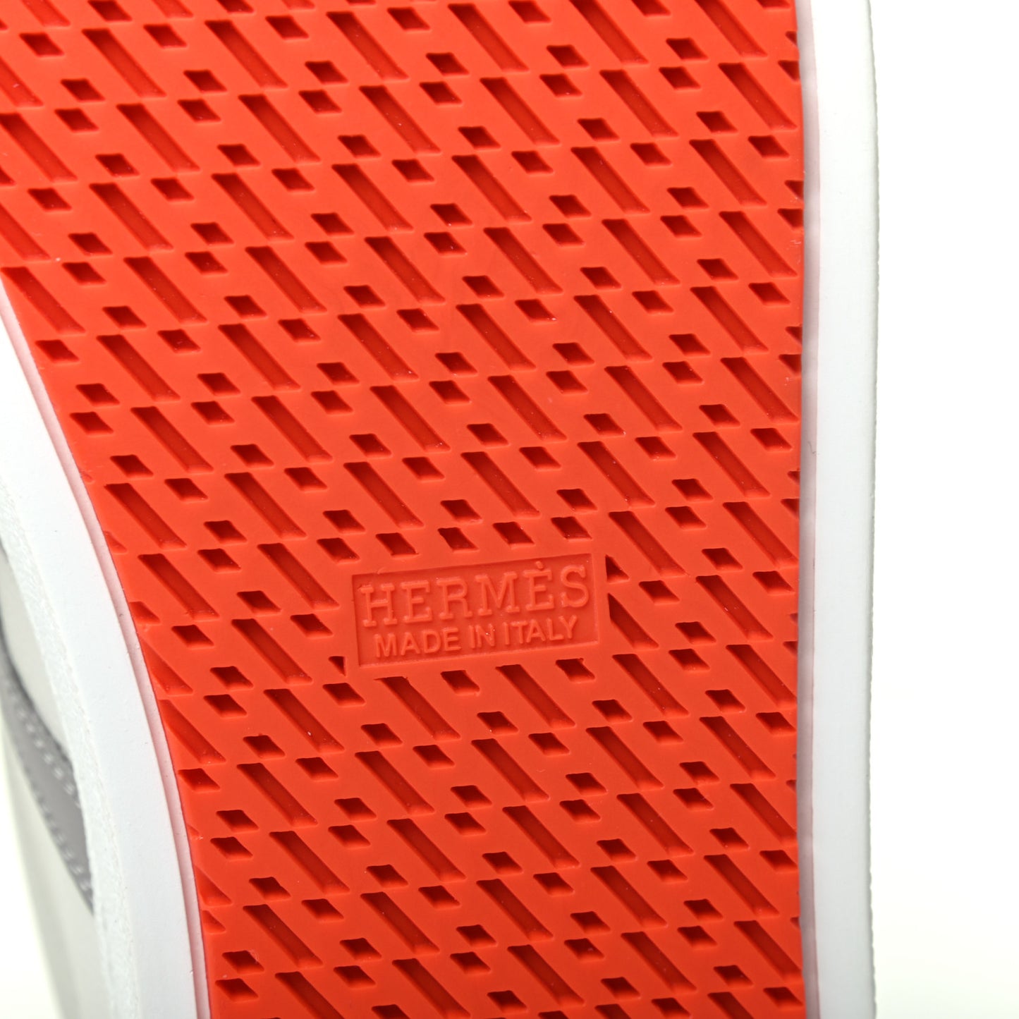 Epsom Suede Boomerang Sneakers 40 White Gris