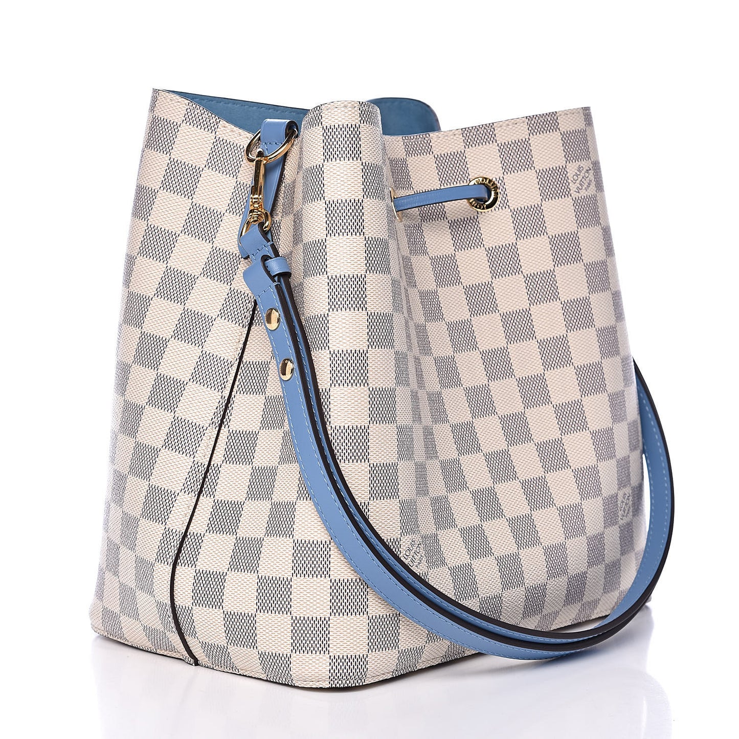 Damier Azur Neonoe MM Bleuet