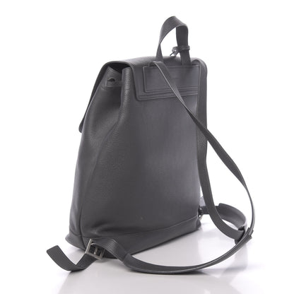 Saint Laurent Grained Calfskin Sac De Jour Backpack Storm 2 of 8