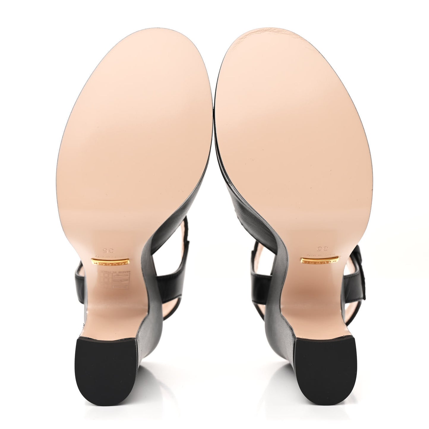 Nappa Charlotte Horsebit 40/135mm Platform Sandals 35 Black