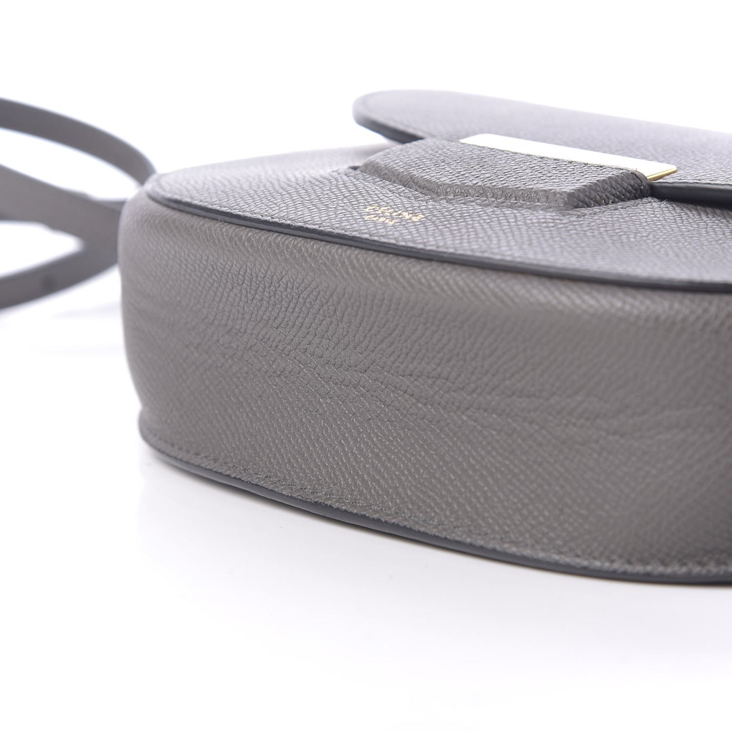Baby Grained Calfskin Small Trotteur Grey