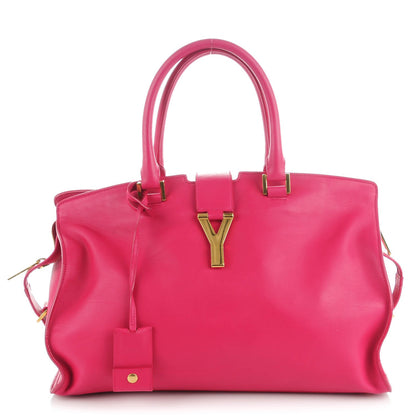 Saint Laurent Calfskin Medium Classic Y Cabas Fuchsia 1 of 6
