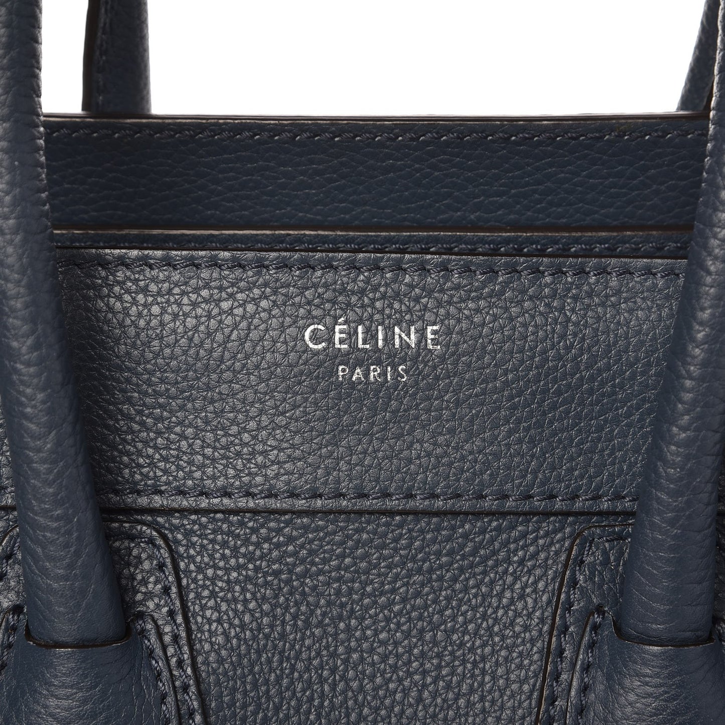 Drummed Calfskin Micro Luggage Orage