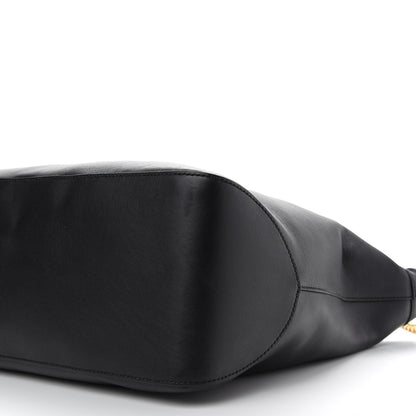 Gucci Apollo Calfskin GG Dadini Embroidered Large Hobo Black 9 of 9
