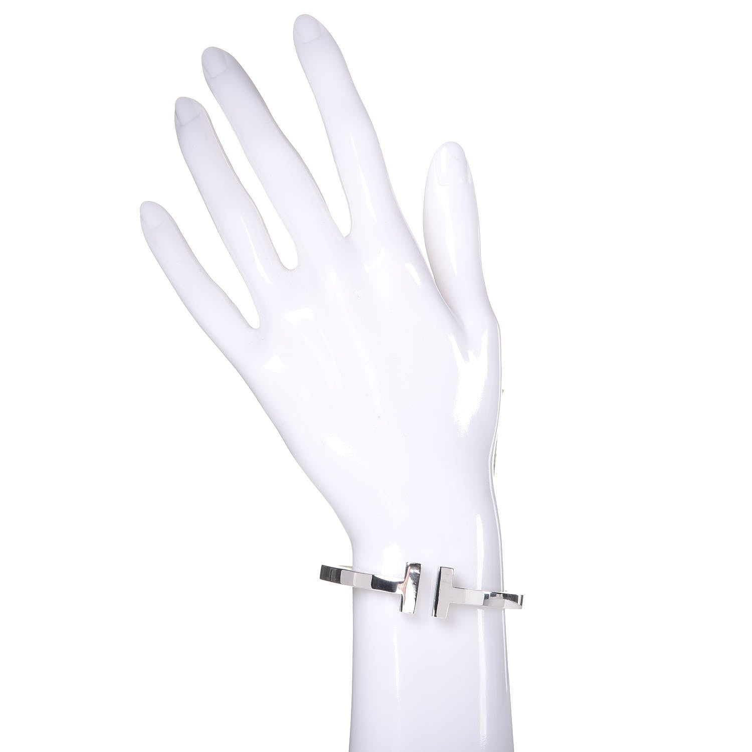 Tiffany Sterling Silver T Square Bracelet 2 of 4