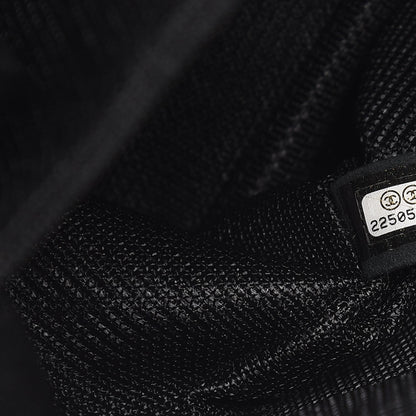 Chanel Calfskin Quilted XXL Travel Flap Bag Black 7 of 7