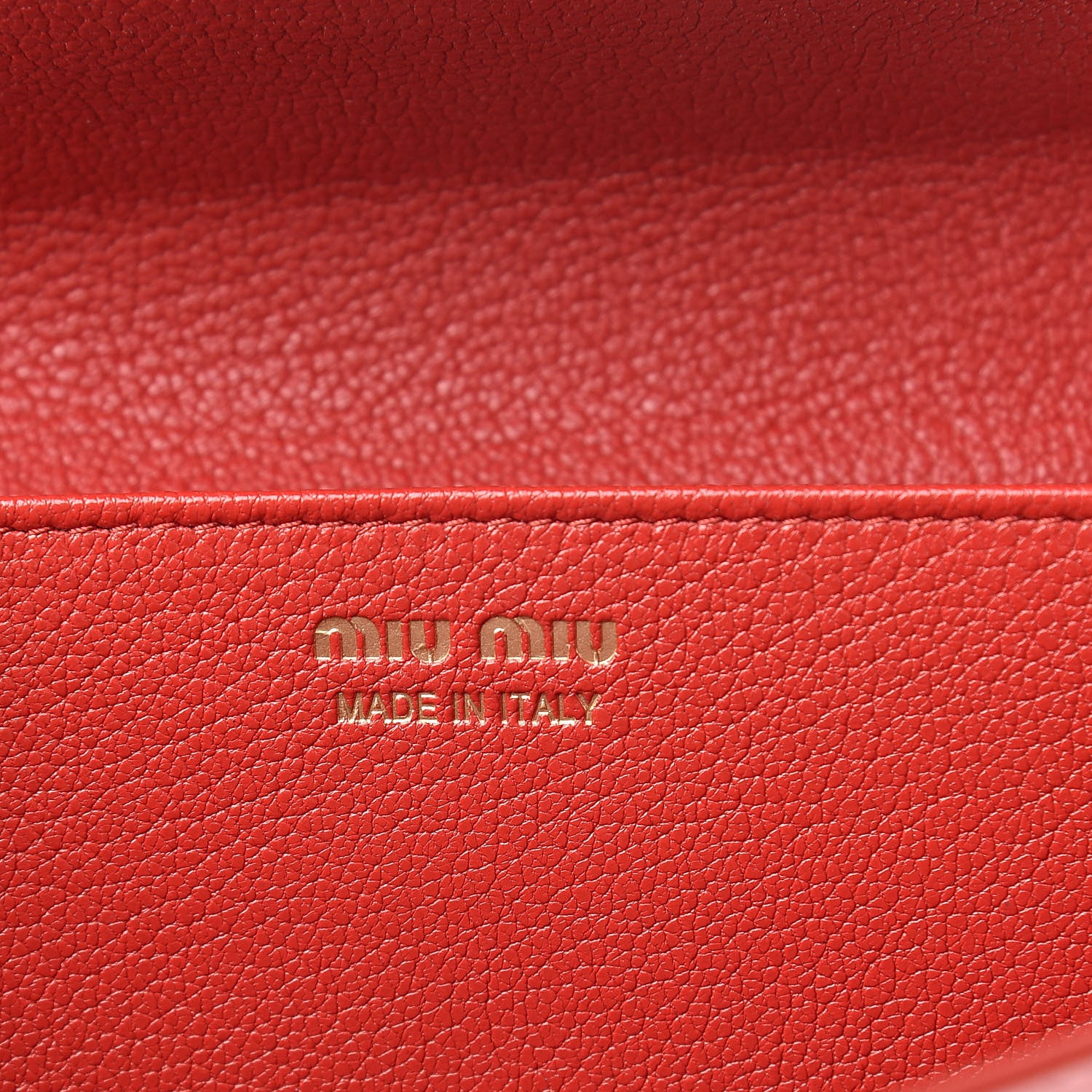 Miu Miu Goatskin Madras Love Envelope Wallet Rosa 6 of 8