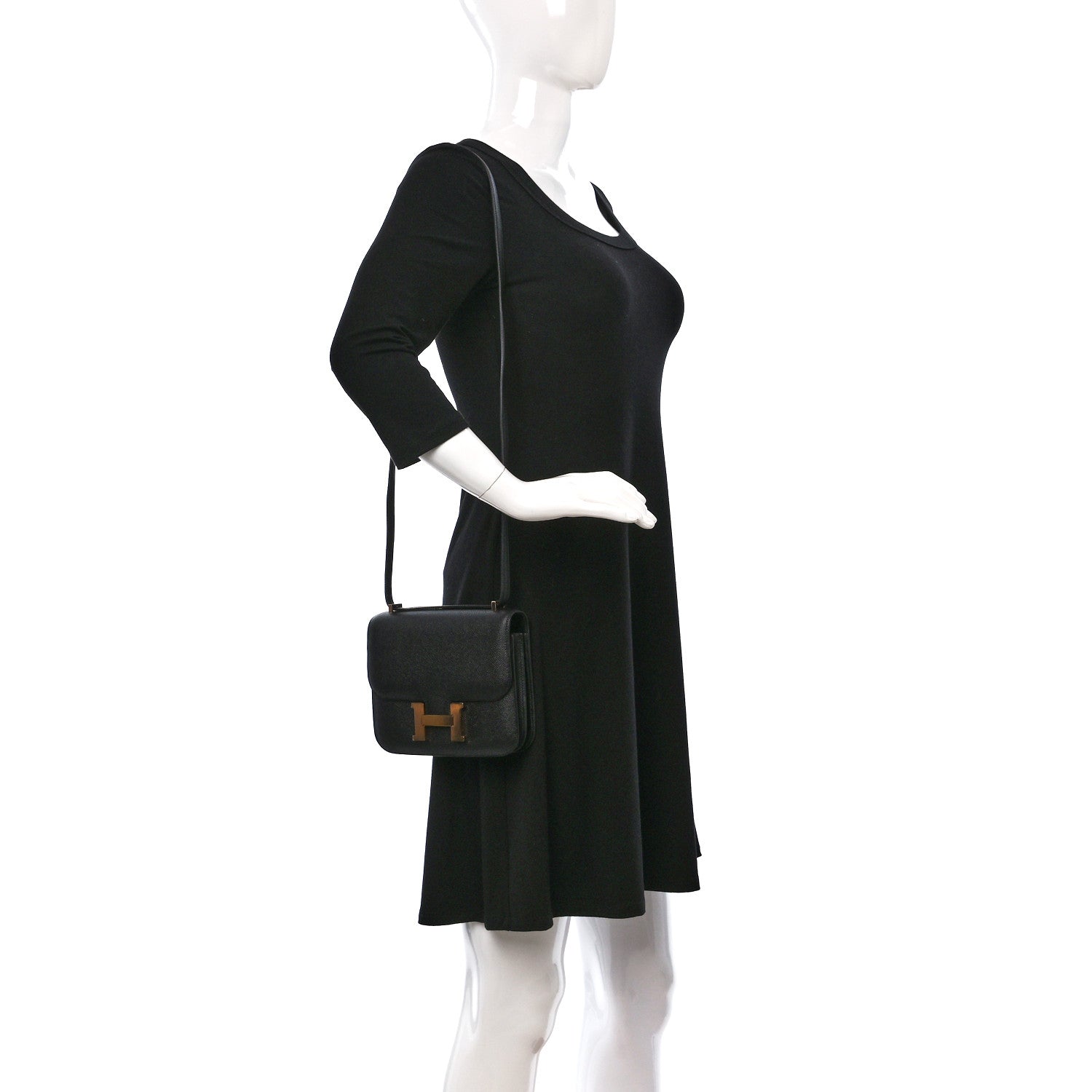 Hermes Epsom Constance 18 Black 2 of 10