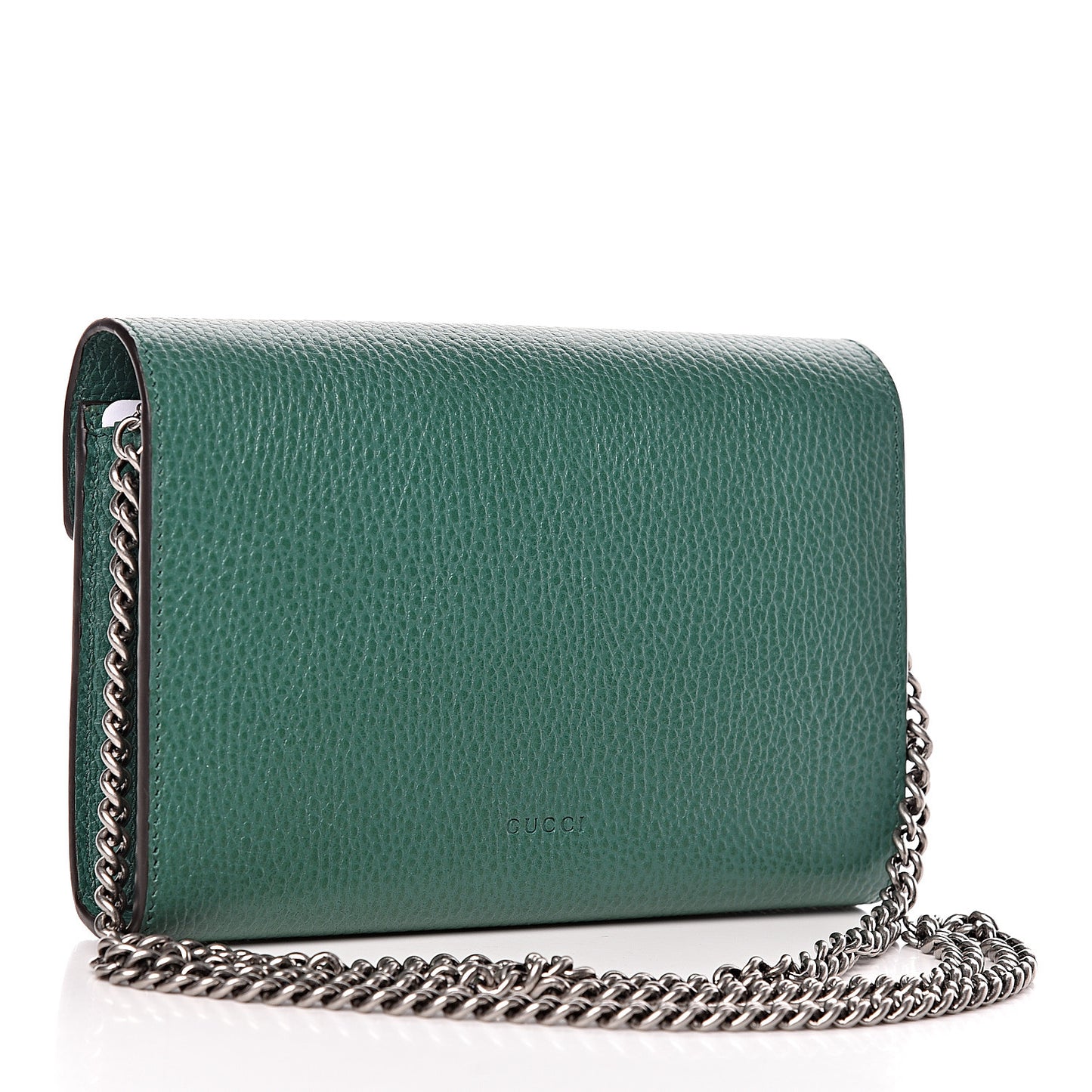 Calfskin Mini Dionysus Chain Wallet Emerald