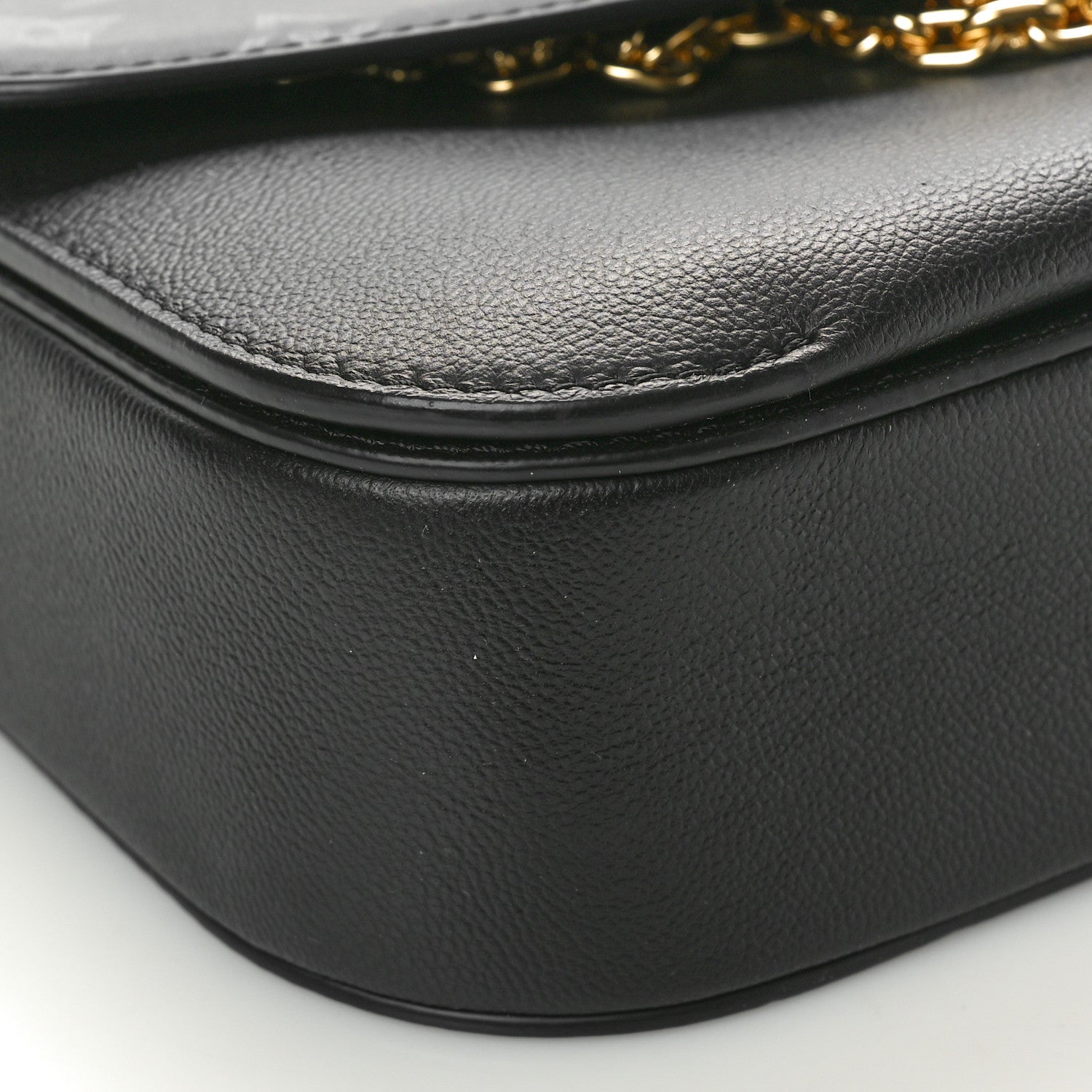 Louis Vuitton Calfskin Monogram Very Messenger Black Black 8 of 9
