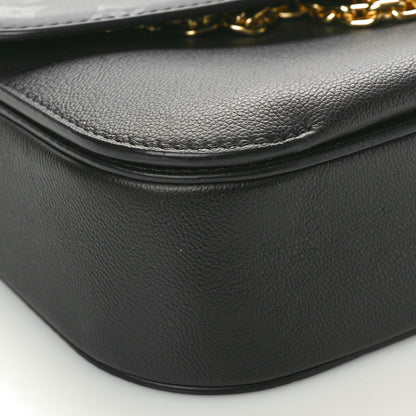 Louis Vuitton Calfskin Monogram Very Messenger Black Black 8 of 9