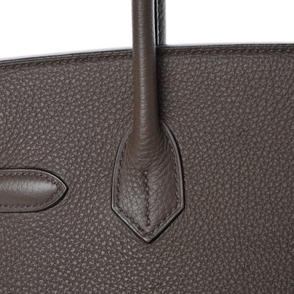 Hermes Togo Birkin 30 Etain 10 of 43