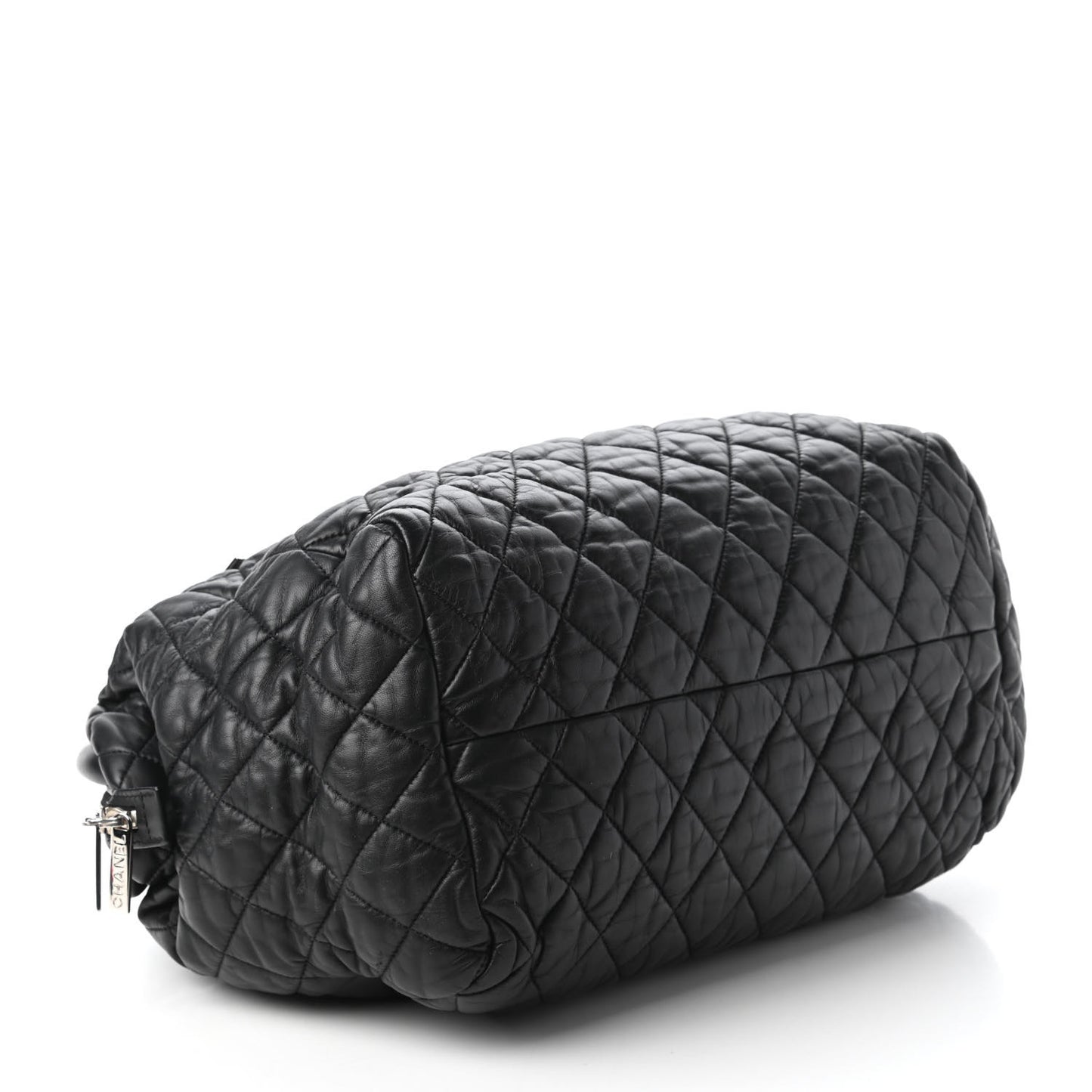 Lambskin Coco Cocoon Bowler Black
