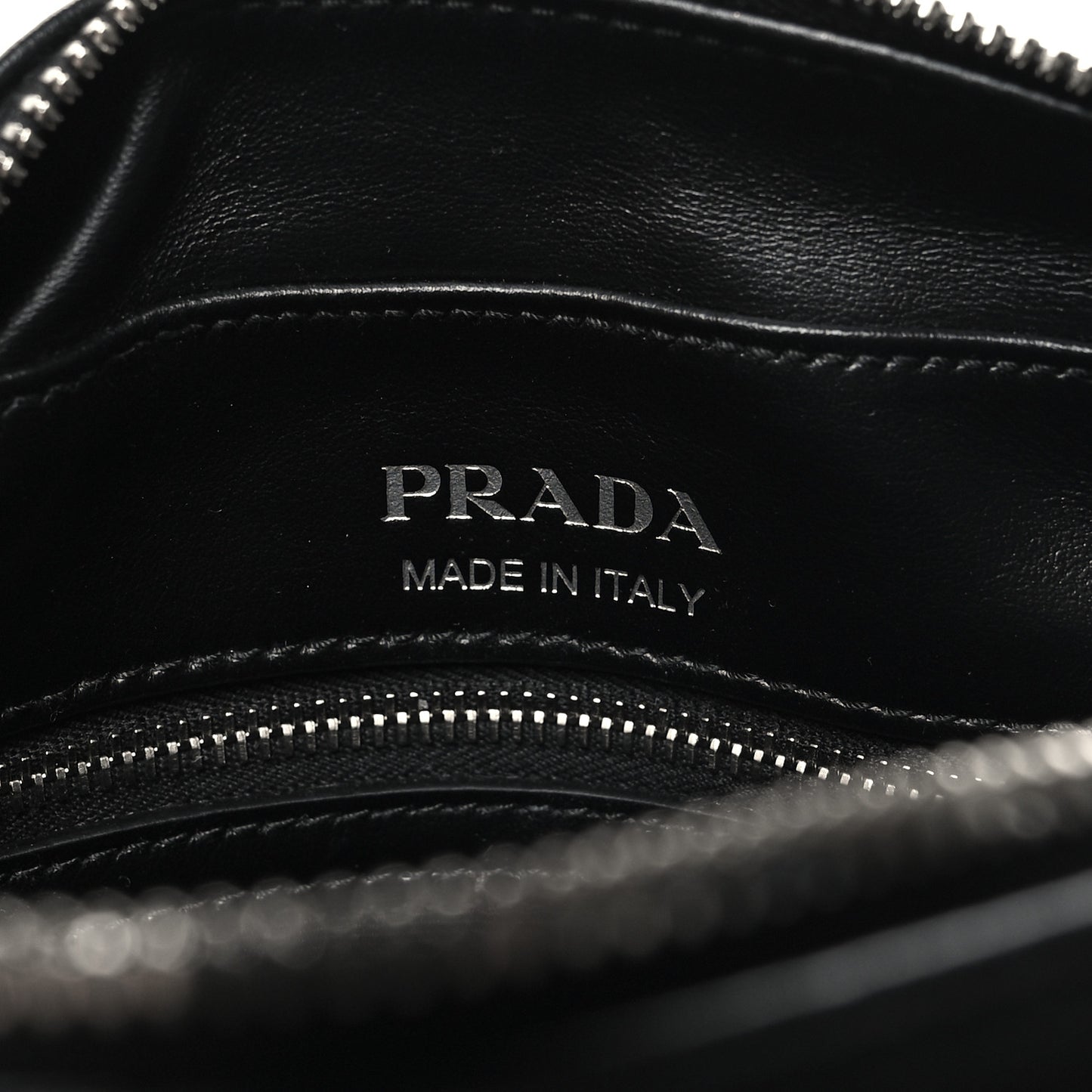 Soft Calfskin Diagramme Camera Bag Black