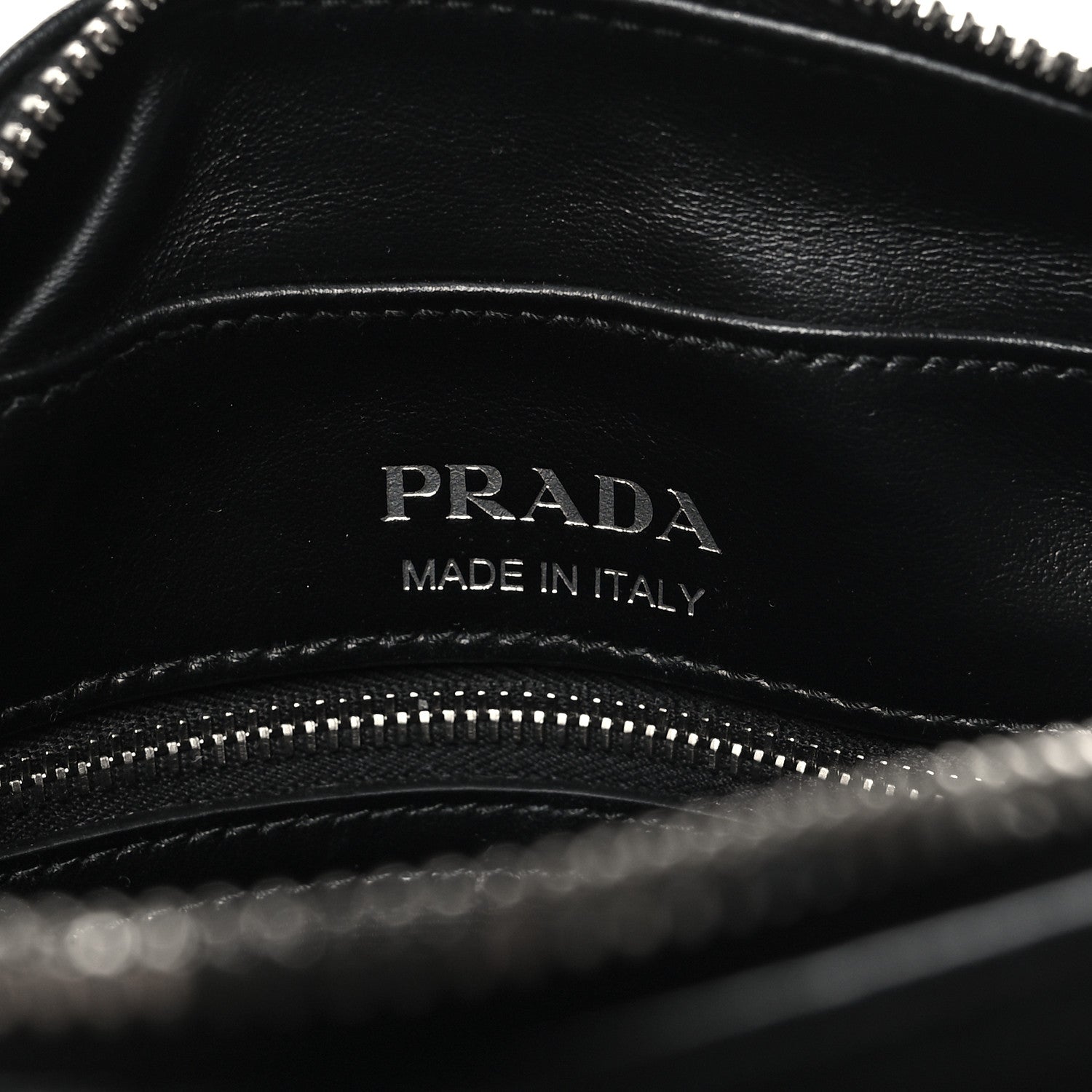 Prada Soft Calfskin Diagramme Camera Bag Black 6 of 9