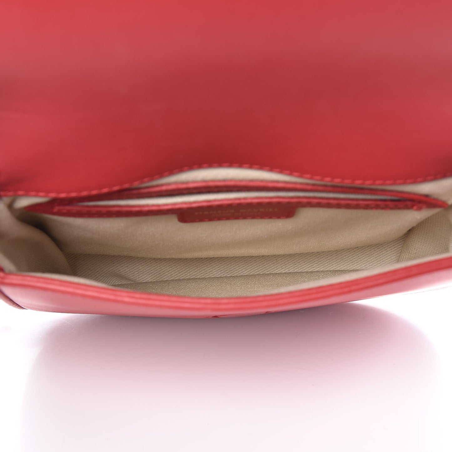 Calfskin Mini Flap Crossbody Bag Flamma