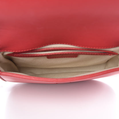 Mansur Gavriel Calfskin Mini Flap Crossbody Bag Flamma 5 of 8