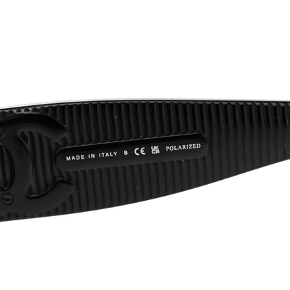 Chanel Acetate Rectangle Sunglasses 5493-A Black 6 of 7