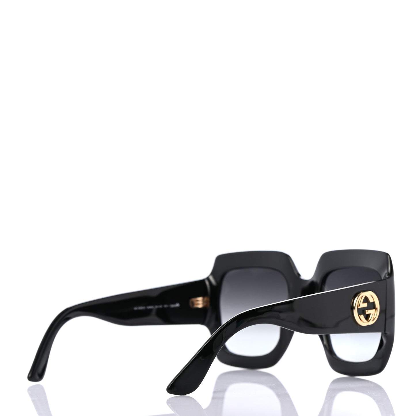 Acetate Square Frame Sunglasses GG3826S Black