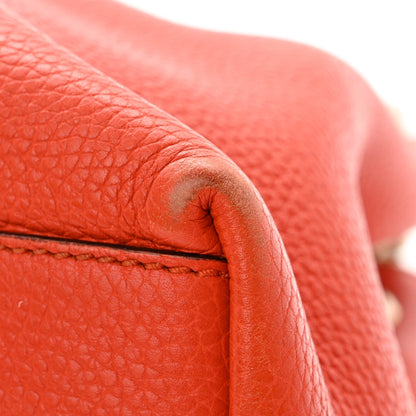Gucci Pebbled Calfskin Medium Soho Chain Shoulder Bag Sun Orange 10 of 11