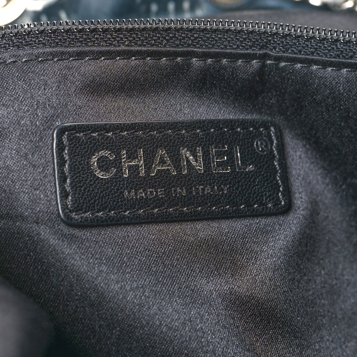 Chanel Sequin Nylon Lambskin Astronaut Essentials Backpack Black White 7 of 12