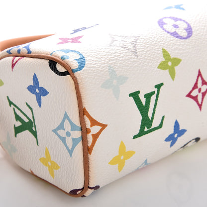 Louis Vuitton Monogram Multicolor Mini Sac HL Speedy White 7 of 10